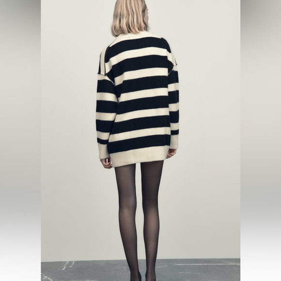 Zara- Stripe Knit Sweater - Picture 4 of 11
